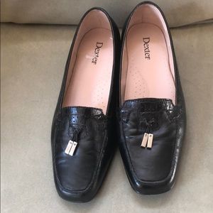 Dexter Black Leather Loafers